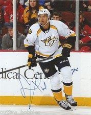 Nashville Predators Seth Jones Signed Autographed 8x10 COA E