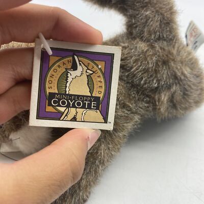 Vintage 1997 Sonoran Stuffed Mini-Floppy Coyote Plush  Vintage 1997 Sonoran Stuffed Mini-Floppy Coyote Plush Stuffed Animal 7\