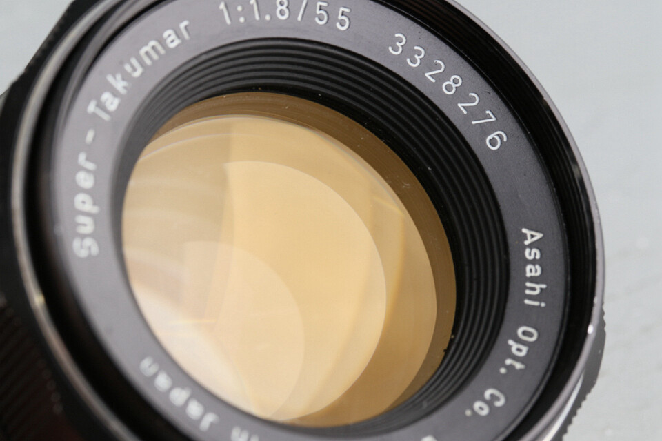 Asahi Super-Takumar 55mm f/1.8 M42 レンズ Asahi Pentax Super-Takumar 55mm F/1.8 Lens for M42 Mount #53076