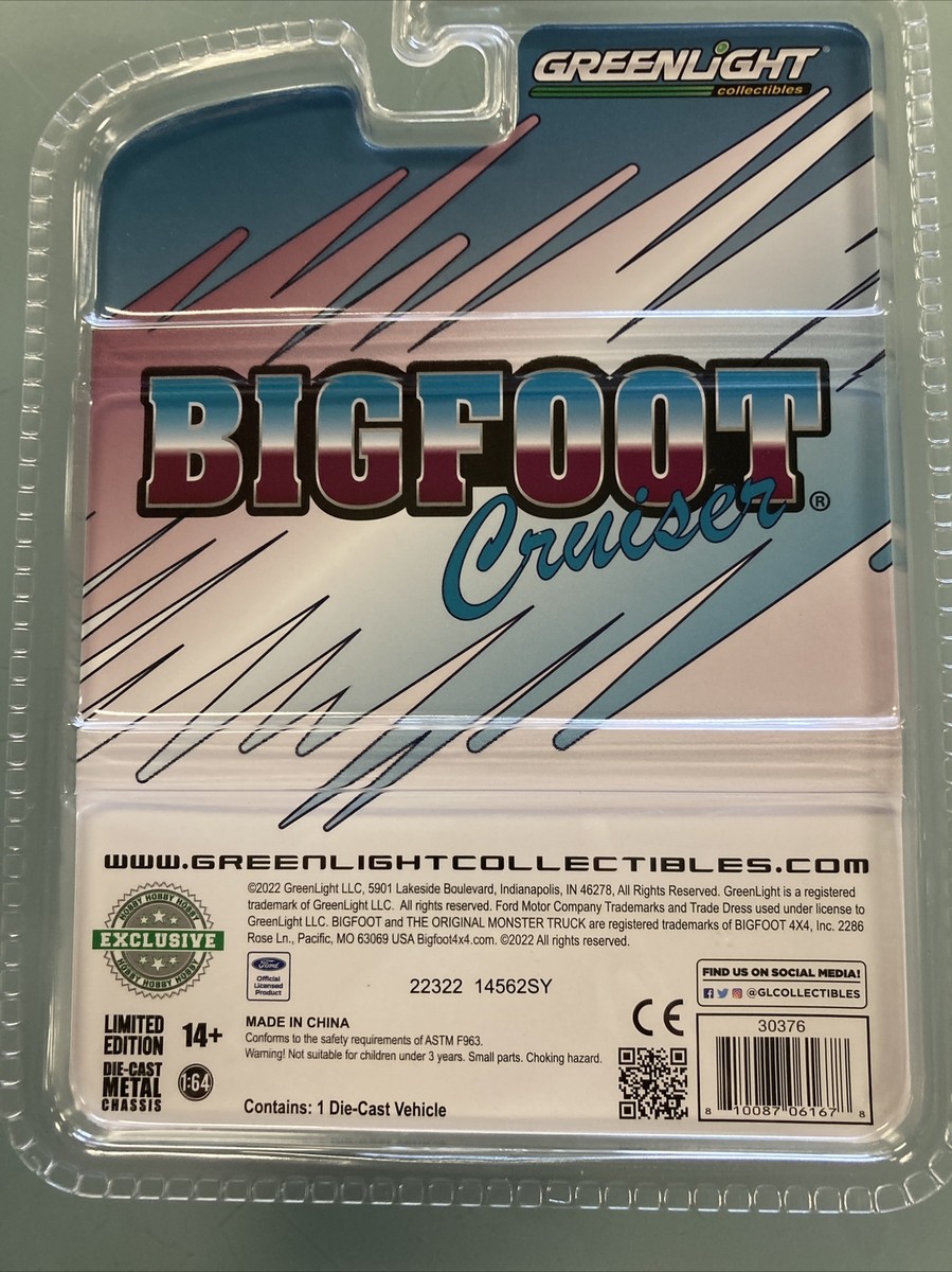 1/64 Greenlight Bigfoot Cruiser 1994 Ford F-150 chase version | eBay