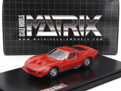 MX51207-012 Lamborghini Miura P400S Millechiodi Rouge - 1969 in 1/43 Matrix
