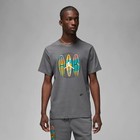 New Nike Air Jordan Flight MVP Tee (Light Graphite/Sail) Grey Size Small DR1411