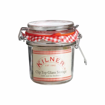 Kilner 0025495 Clear Class Round 12 oz. Storage Jar 5 Lx4 Hx4.13 W in. 12 Pack