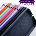 For Samsung S25 S24 S23 Ultra S22 A17 A16 A56 A35 A55 Liquid Silicone Case Cover