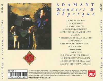 ADAM ANT - MANNERS & PHYSIQUE NEW CD