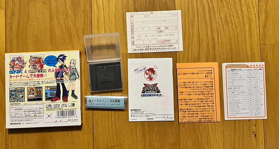 SNK vs CAPCOM Card Fighters Supporters Version Neo Geo Pocket Japan 1999 - Image 2 of 4