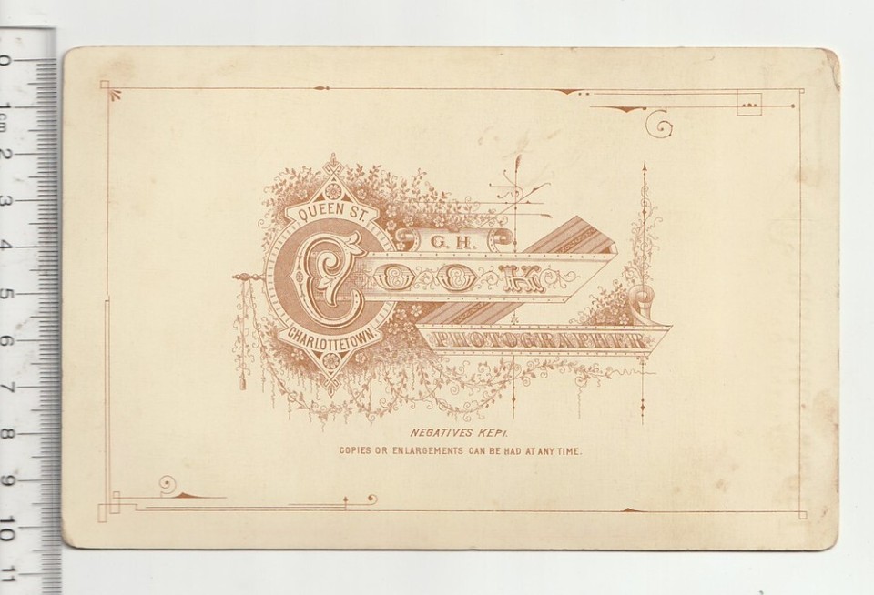 Antique Victorian Card Photo Brother And Sisters Charlottetown