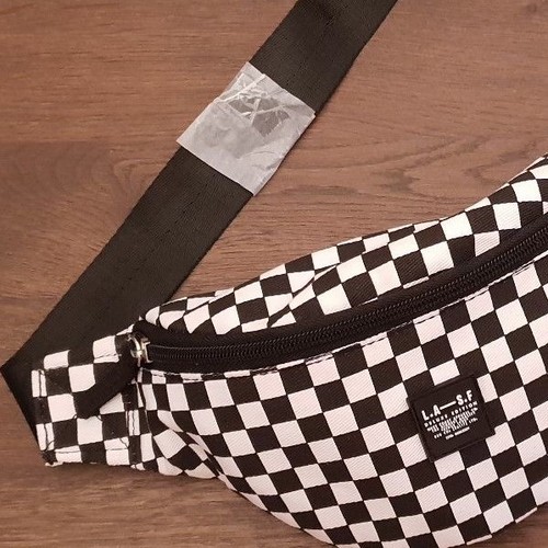 NEW Rare Sold Out Retro Vintage Style Primark Checker Checked Bum Bag Fanny Pack - Picture 2 of 2