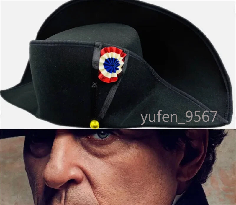 2024 Наполеон французских капитанов Bicorne шляпа косплей крышка аксессуары подарки новый - Изображение 2 из 4