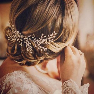Luxury Vintage Bride Hair Accessories Handmade Pearl Wedding Jewelry Image Is Loading Luxury Vintage Bride Hair Accessories Handmade Pearl Wedding
