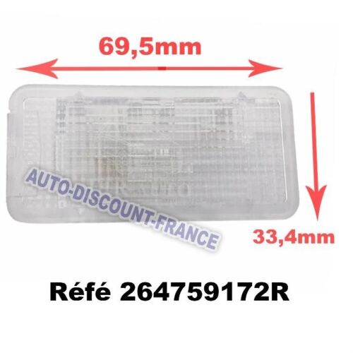 Lampe eclairage coffre habitacle POUR DACIA SANDERO LODGY DOCKER JOGGER CLIO 4 - Picture 4 of 8