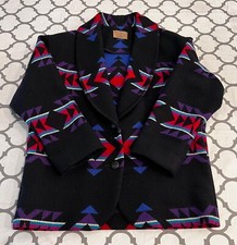 Vintage Pendleton Knockabouts Southwestern Navajo Aztec Tribal Coat Women’s Usa