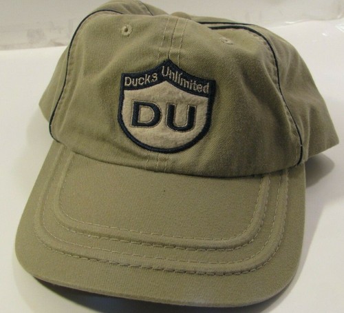Mens Beige Ducks Unlimited Baseball Cap 