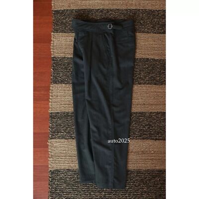 Second Order Trad Easy Trousers Wool Herringbone Vintage Men's Casual Suit Pants