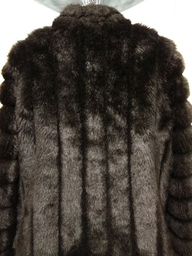Vintage Faux Fur stroller puffer style jacket - Picture 6 of 9