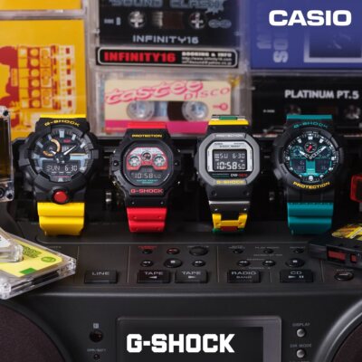 CASIO G-SHOCK GA-100MT-1A3JF Mix Tape Series Analog Digital Watch