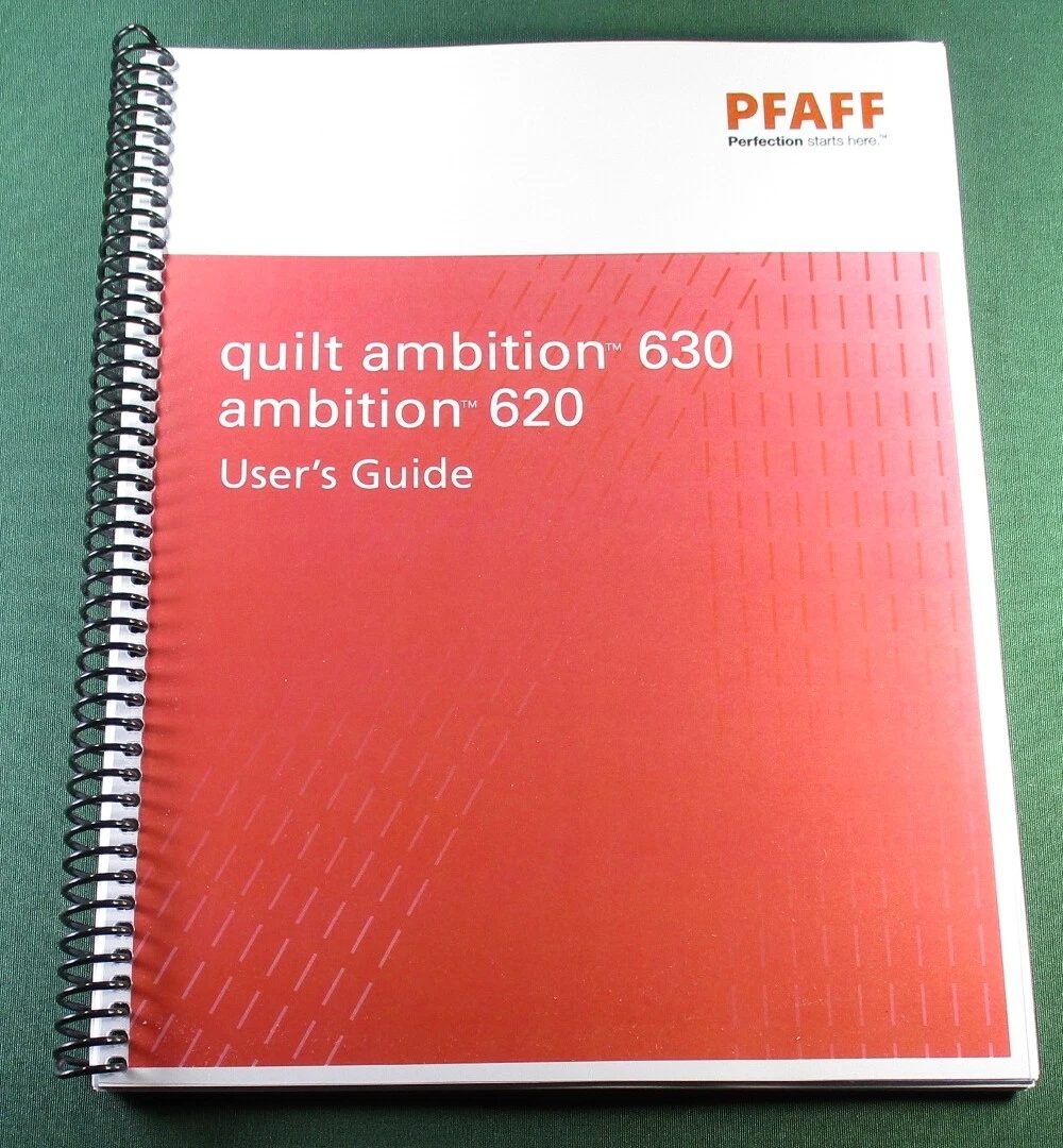 PFAFF Quilt Ambition 630 Manual Manualzz