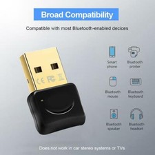 USB Bluetooth 5.0 Audio Transmitter Receiver USB Adapter For TV PC Car Lot N3R1