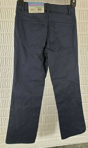 Nautica School Uniform Navy Blue Pants Girls Size 8R - Picture 2 of 6