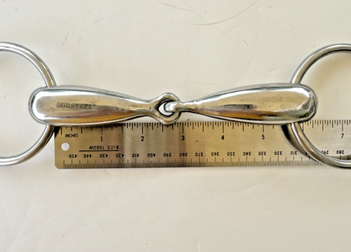 Korsteel Loose Ring Hollow Mouth Snaffle 5.5" - Picture 3 of 7