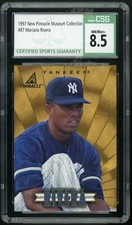 MARIANO RIVERA 1997 New Pinnacle Museum Collection #87 Yankees HOF CSG 8.5 NM/MT