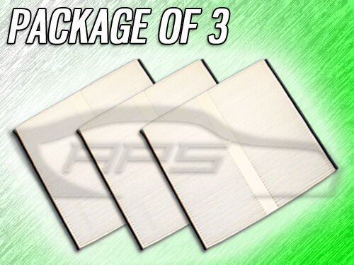 CABIN AIR FILTER FOR 1995 1996 1997 1998 1999 2000 LEXUS LS 400 PACKAGE OF THREE - Picture 1 of 2