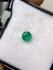 0.48 Carat Natural Emerald Round Cut 4x4 MM Loose Gemstone For Jewelry