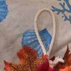 Crafted Small Mini Leaf Wreath Made For Fall — photo 2