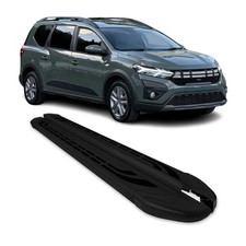 Trittbretter Seitenschweller Seitenbretter für Dacia Jogger 2022-26 Alu Schwarz