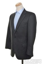 BROOKS BROTHERS Fitzgerald Solid Gray 100 Wool Jacket Pants SUIT Mens - 38 R