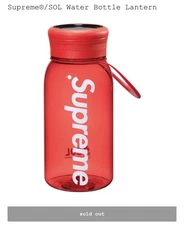 In hand Supreme@/SOL Water Bottle Lantern Fast Free Ship🔥