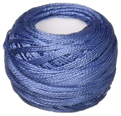 DMC 116 8-322 Pearl Cotton Thread Balls, Dark Baby Size 8, Blue