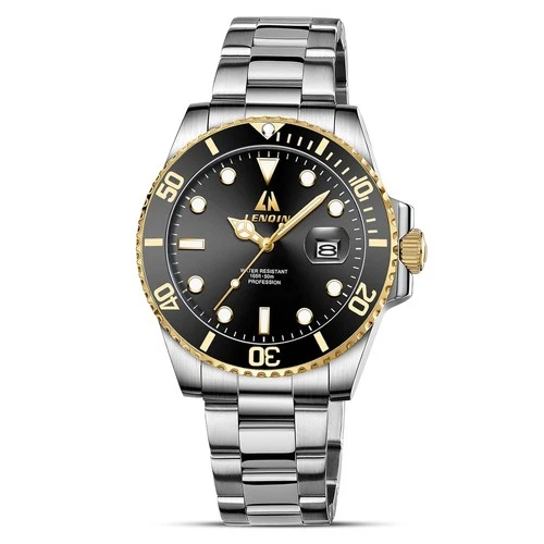 LN LENQIN Men's Quartz Watch, Stainless Steel