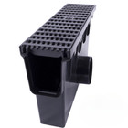 Einlaufkasten Kunststoffrost Gitter 14,8 cm B125 Sinkkasten Bodenablauf 