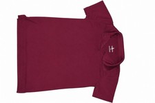 Lot of 2 Girls Youth Medium Maroon School Uniform Polo Shirts YM