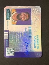 2022-23 Panini Contenders - License to Dominate Holo Anthony Davis #24 Lakers