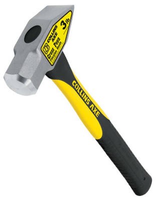 3 Lb. Cross Pein Hammer, Fiberglass Handle - CRP-3FD