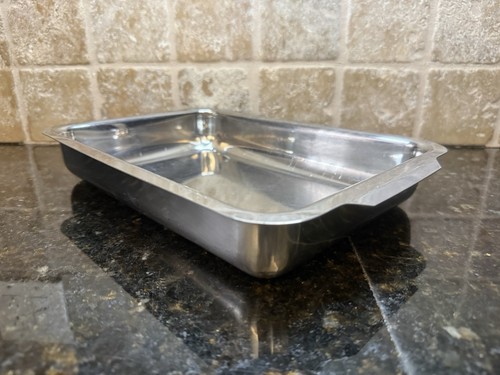 Guy Degrenne 18/10 Stainless Steel Cookware Baking Dish Pan Tray France 7x11x2
