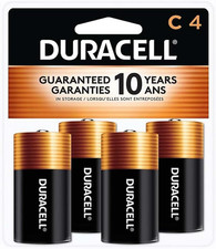 Coppertop C Batteries 4 Count Pack C Battery with LongLasting Power