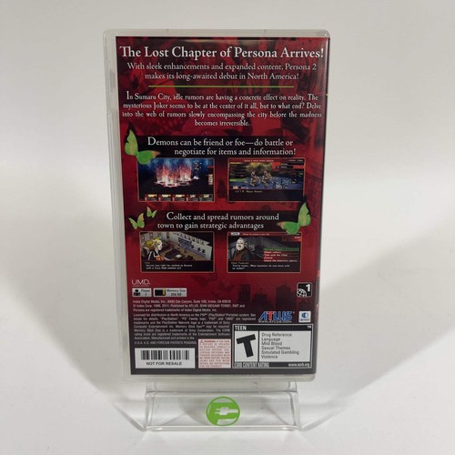 Shin Megami Tensei: Persona 2: Innocent Sin Lim. Edit. Soundtrack Disc fehlt - Bild 4 von 10