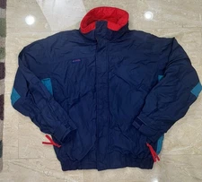 Vintage 80s 90’s Columbia Bugaboo Color Block Jacket Mens M Navy Red Green Zip