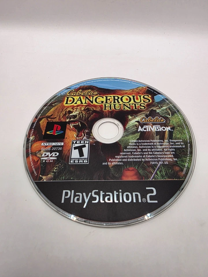 Cabela's Dangerous Hunts PlayStation 2 PS2 - Good Disc - Image 4 of 4