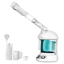 Facial Steamer, Nano Ionic Face Steamer for Facial Deep Cleaning Portable Blue