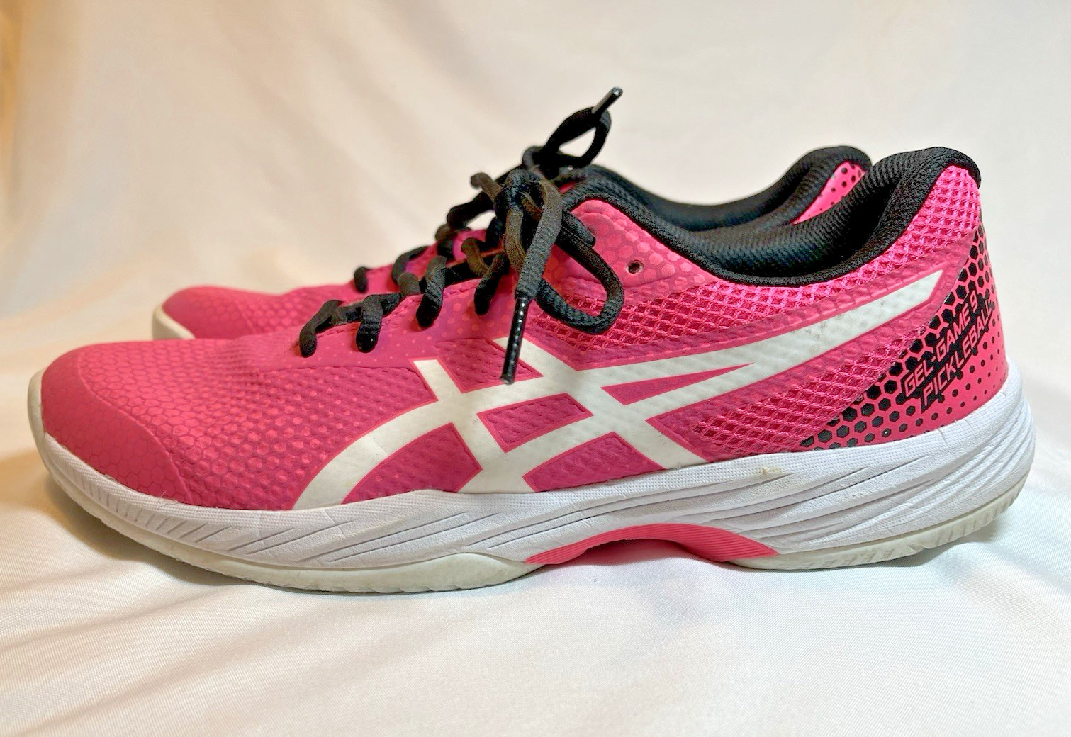 Asics  Womens Gel Game 9 Pickleball Hot Pink - Size 10 thumbnail 2