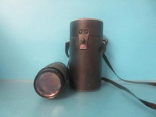 SEARS CAMERA LENS F 80-200MM 55 AUTO ZOOM MULTICOATED 1:4.0 202 737020 W/ CASE