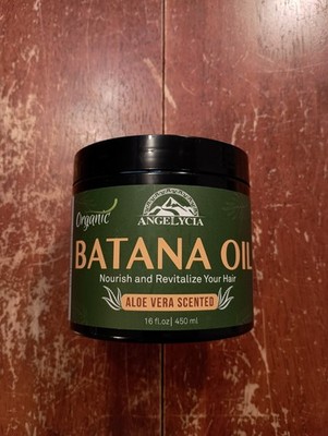 Organic Raw Batana Oil Hair Mask For Hair Growth Aloe Vera Scent 16 FL Oz 08/27