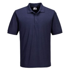 Image of Portwest Polo Shirt B210 Naple Polycotton Workwear - Navy