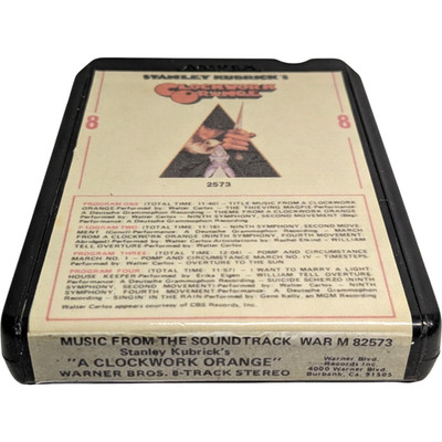 NEW PADS&TESTED KUBRICKS A CLOCKWORK ORANGE OST  | 1972 | A- | 8-track cartridge