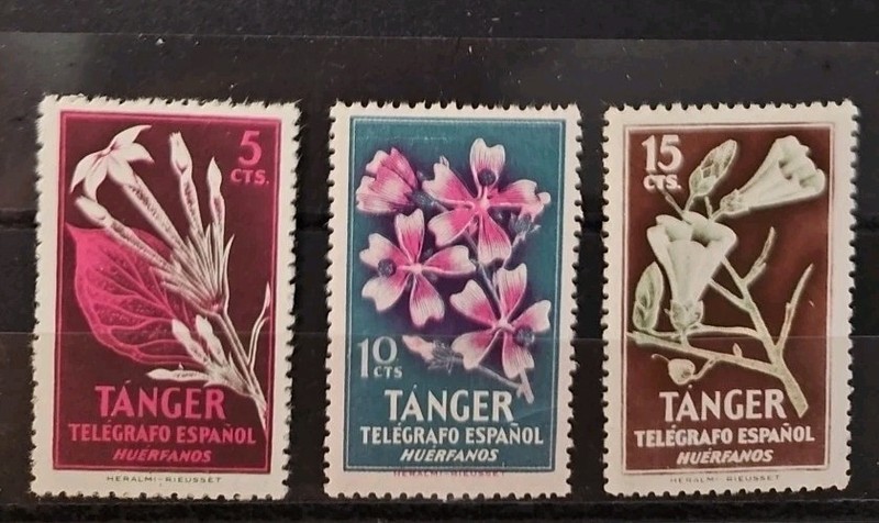 Africa-Spanish Possessions Of Tanger( 3 Diff. Telegraph Stamps) 237 stamps