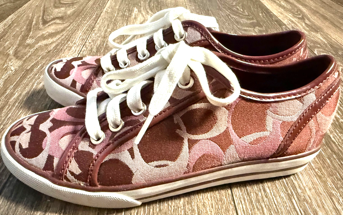 Coach Low Top Canvas Sneakers 